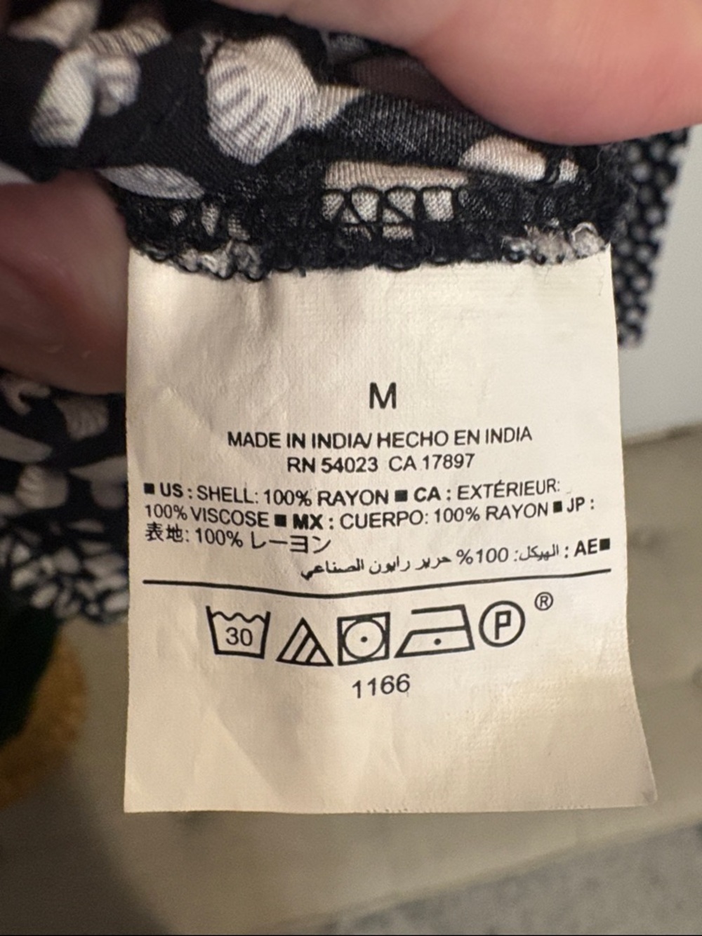 Old Navy Black SunDress with White Dot Shells Medium - Picture 7 of 7